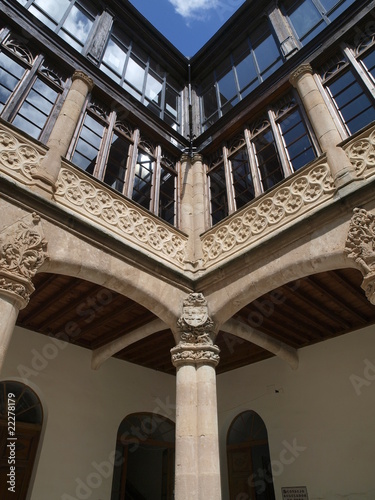 Patio del Palacio de los Condes de Requena en Toro  Zamora 