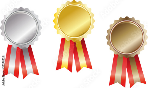 set  award ribbons