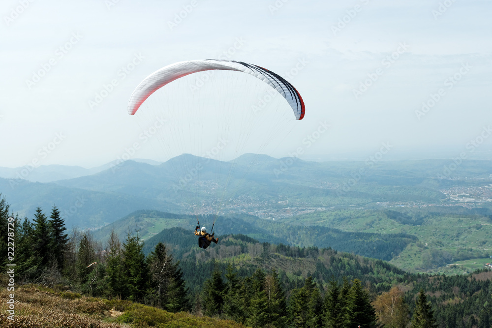 Paragliding / Schwarzwald / Germany Paragliding / Schwarzwald / Germany