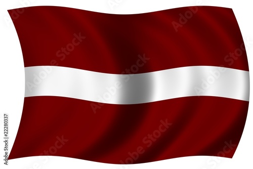 Nationalfahne von Lettland