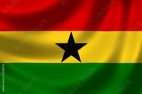 Free Download Nationalfahne von Ghana - GFXLoad