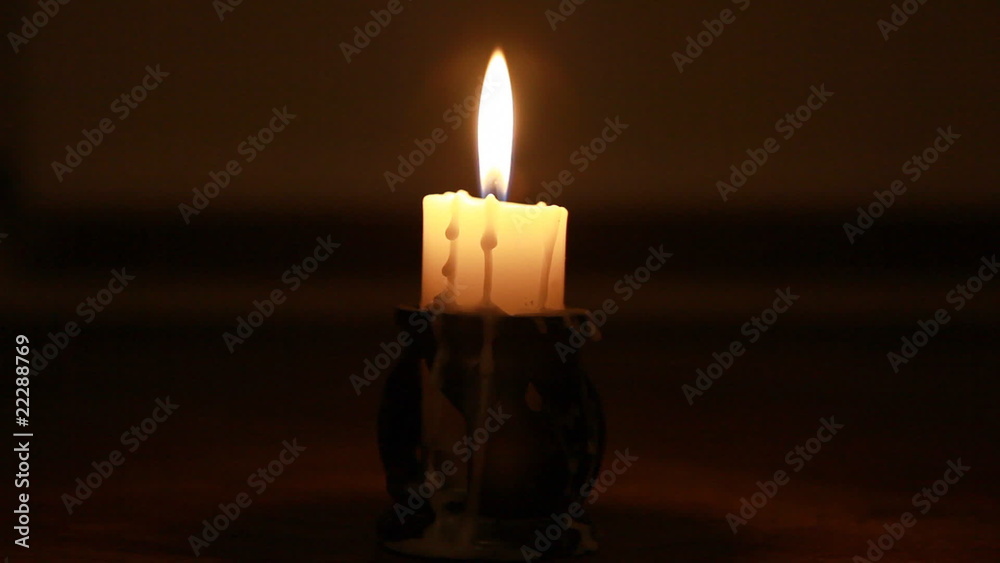 Light Rays From Candle Candle in the dark, light rays Stock Video | Adobe Stock