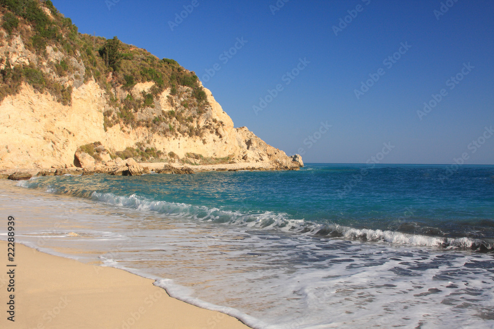 summer on the beach in Greece summer on the beach in Greece