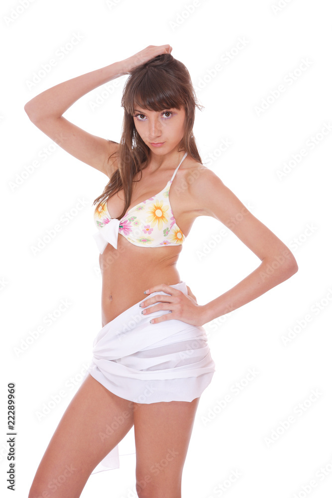 Obraz premium Beautiful bikini model