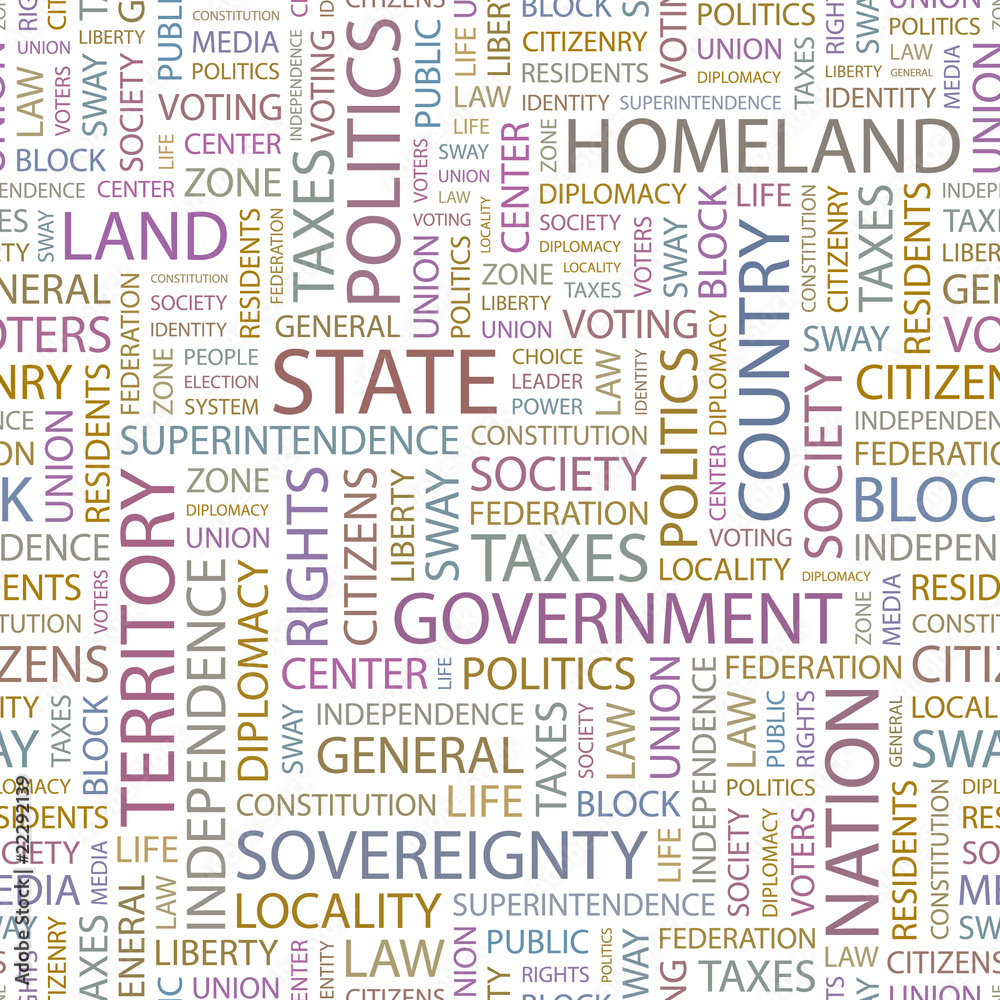 STATE. Seamless vector pattern with word cloud. STATE. Seamless vector pattern with word cloud.