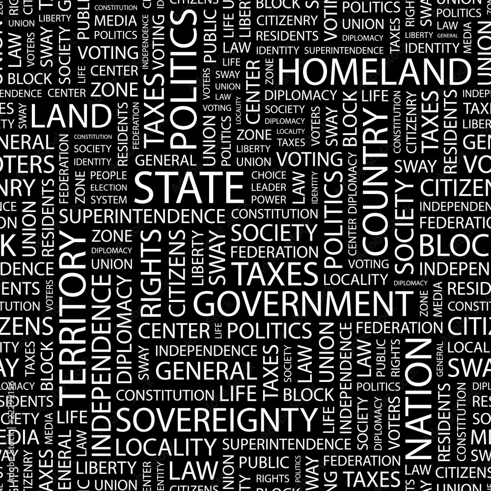 STATE. Seamless vector pattern with word cloud. STATE. Seamless vector pattern with word cloud.