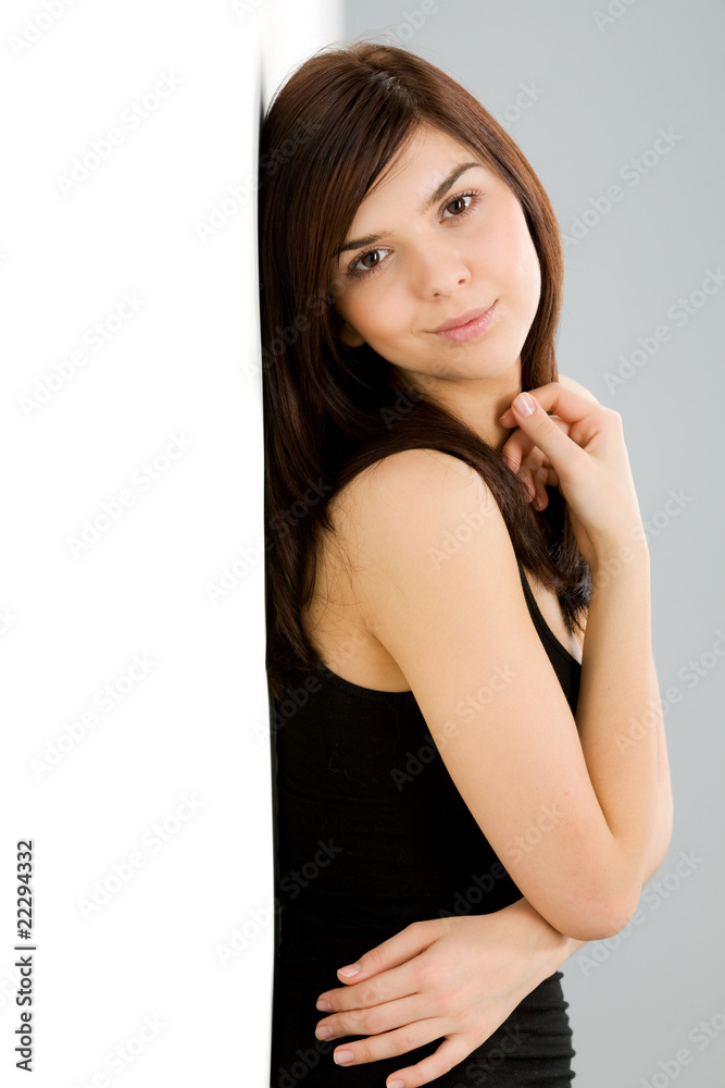 Portrait of beautiful woman