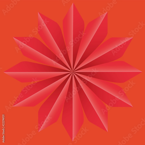 Background Star Op art vector illustration abstract