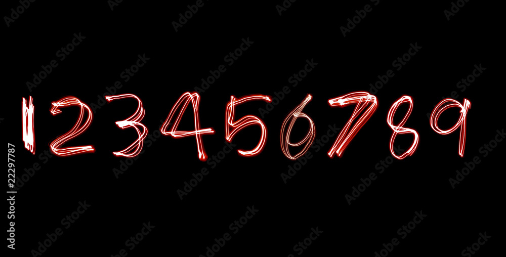 Light Numbers Light Numbers