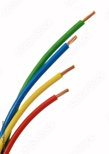 Fototapeta Naklejka Na Ścianę i Meble -  electrical cable