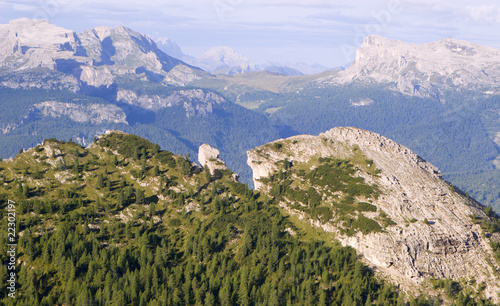 Dolomite - Italy - look from mt. cristalo to Civetta photo