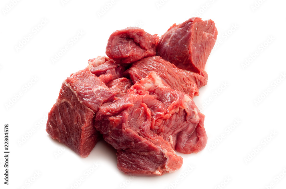 Obraz premium stew isolated on white