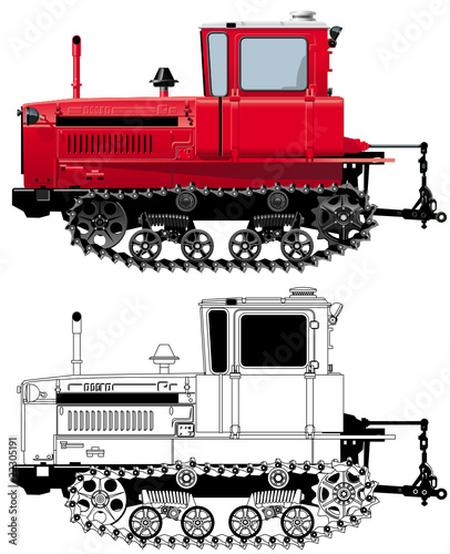 vector tractor