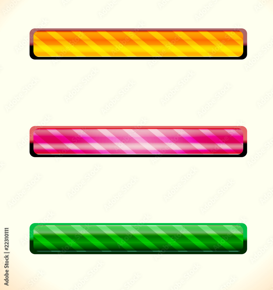 Progress bar. Vector set. Progress bar. Vector set.