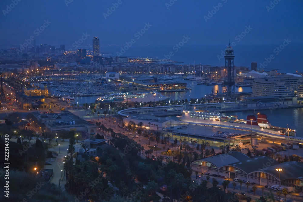 Obraz premium Puerto de Barcelona