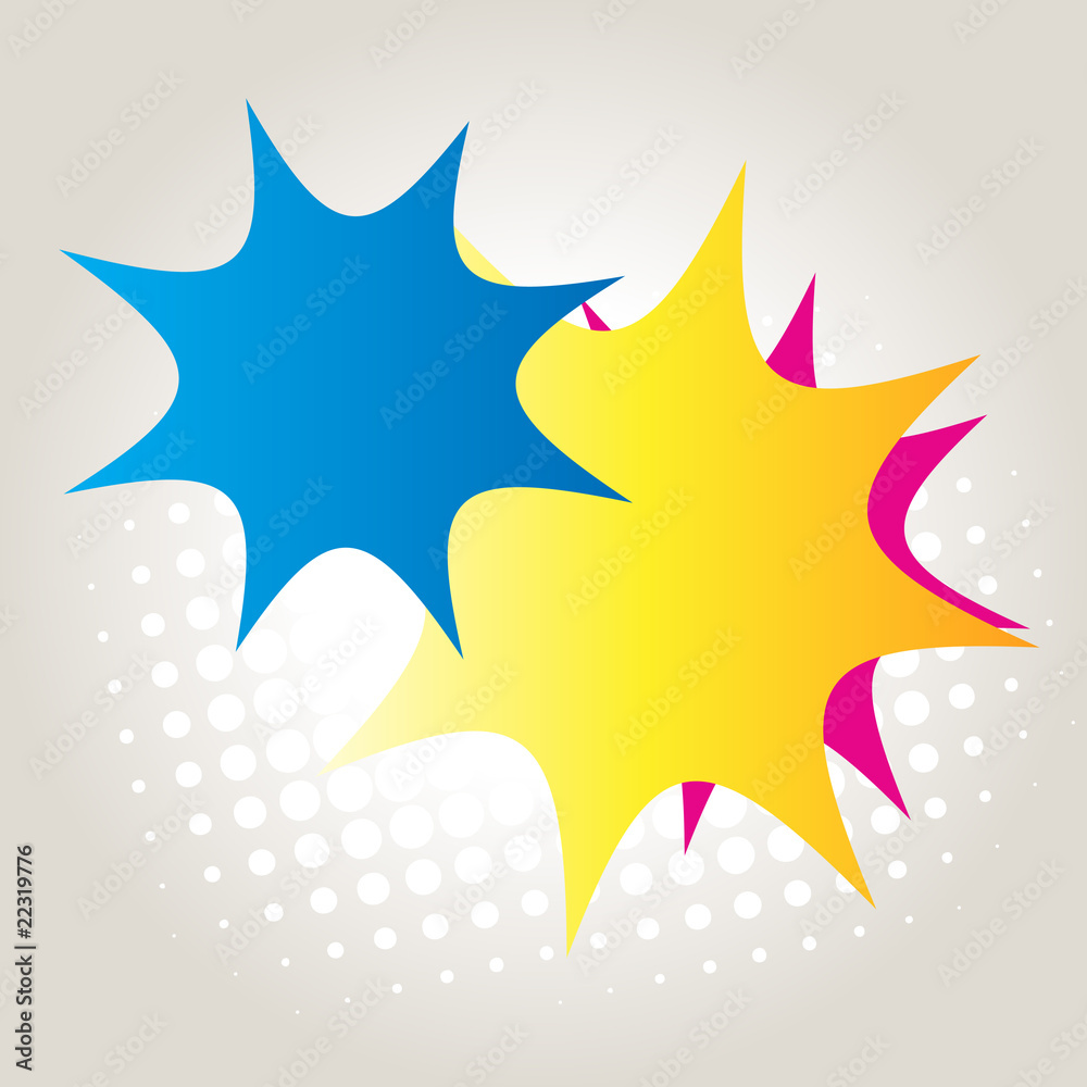 abstract colorful star abstract colorful star