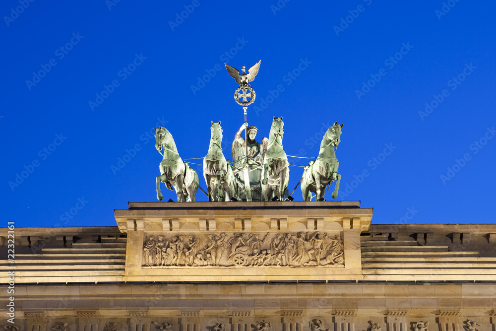 Obraz premium Die Quadriga