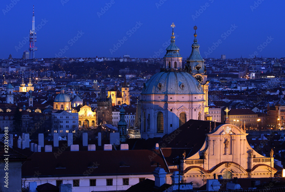 Prague nightshot. Czech Republic - Europe.