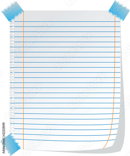 notepad sheet