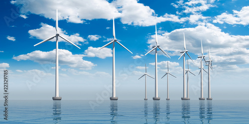 windgeneratoren bei flaute