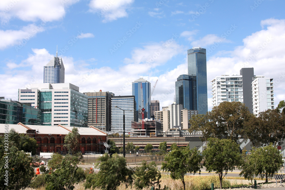 Obraz premium Melbourne skyline from Docklands