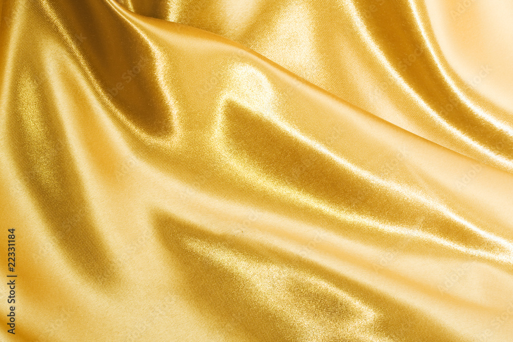 Fototapeta premium Golden silk