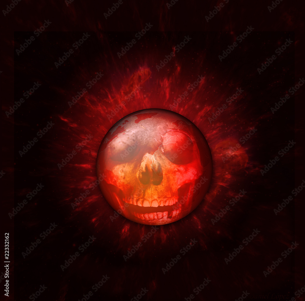 Naklejka premium surriscaldamento globale