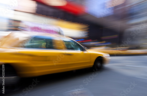 Canvas Print Taxi Cab