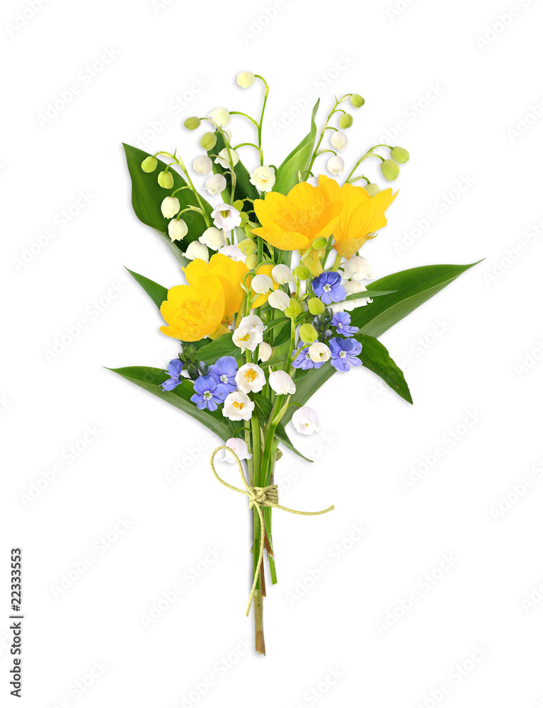 bouquet with lily of the valey bouquet with lily of the valey