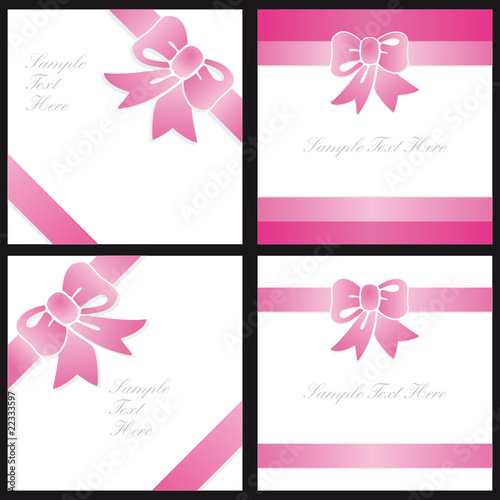 tarjetas de regalo rosa