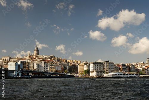 Galata & Karakoy View From Eminonu, Istanbul, Turkey