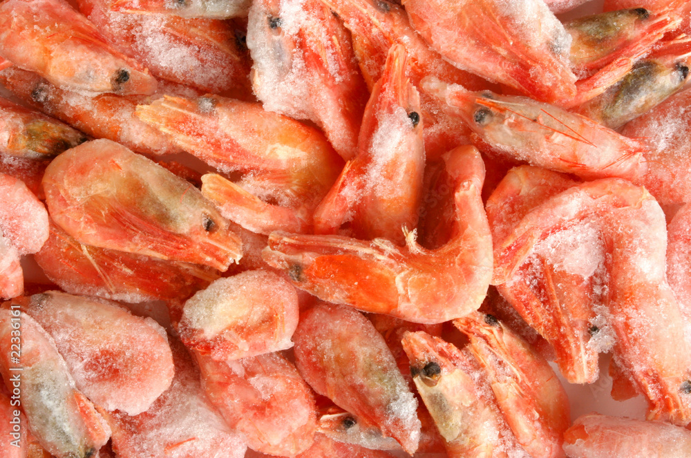 Frozen shrimps