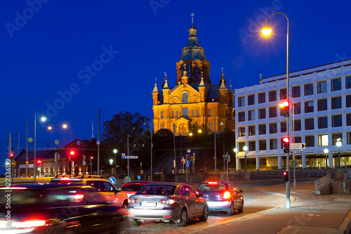 Uspensky cathedral in Helsinki, Finland