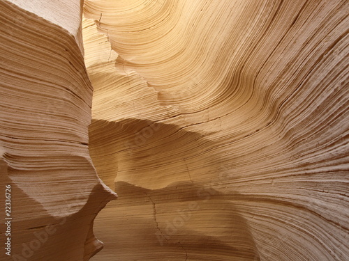 Limestone canyon in Sinai Peninsula