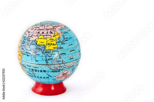 The terrain globe (Asian Version) photo