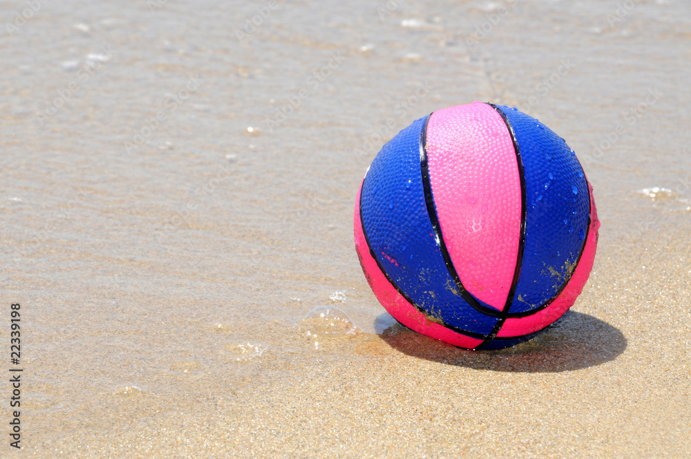 ball on the beach