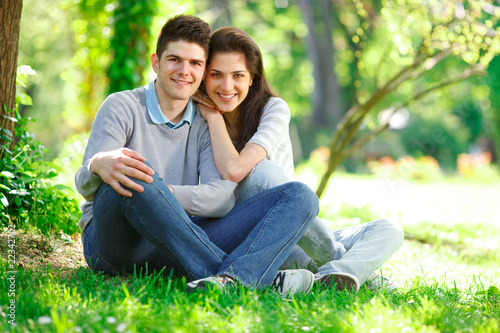 Young Couple in the park