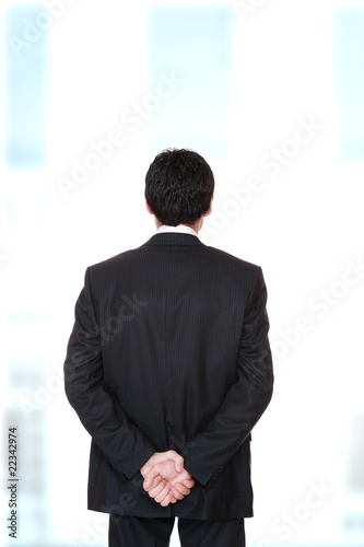 young business man standing