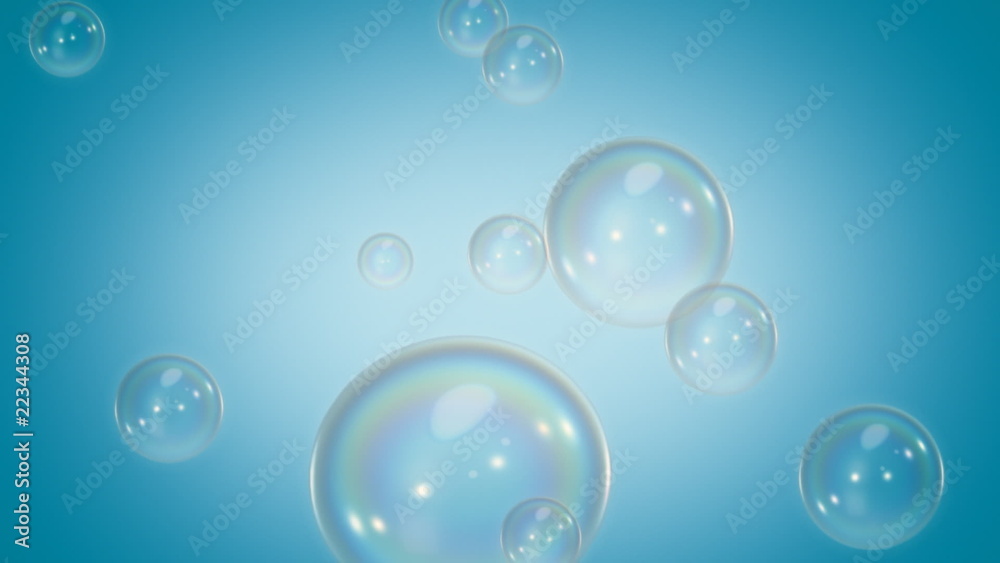 Loopable Soap Bubbles Blue Loopable Soap Bubbles Blue