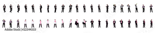 Multiple Images of Businessman