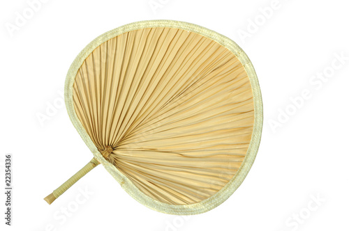 Traditional Fan Made Of Palm Leaf