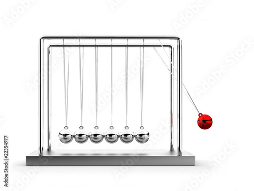 Quadro su tela Newtonspiel