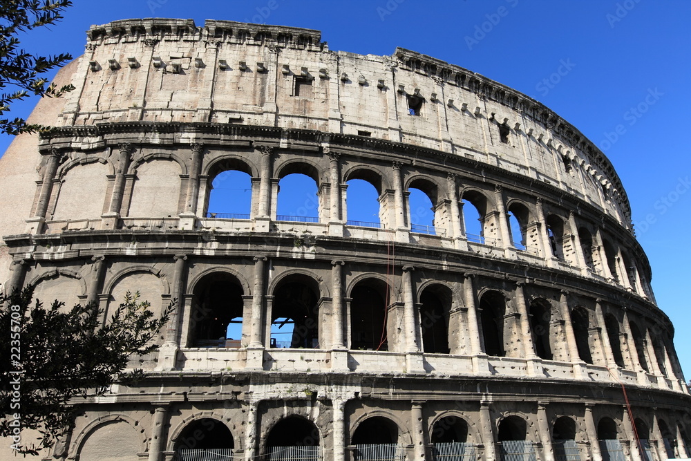 Colosseum, unesco world heritage in Rome