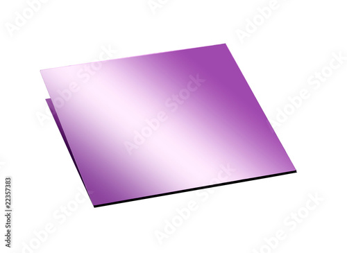 fioletowa metalowa tabliczka