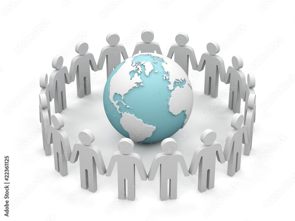 World partnership. 3d image isolated on white background. World partnership. 3d image isolated on white background.