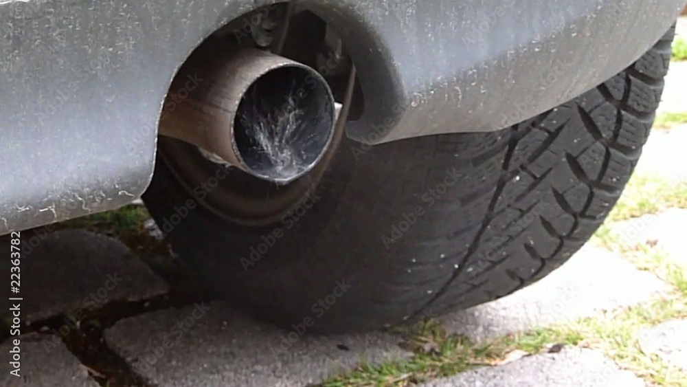 Auto Auspuff Abgase Video
