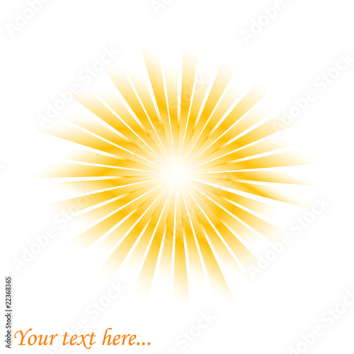 Sunburst vector background