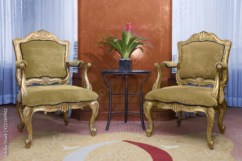 Golden Armchairs