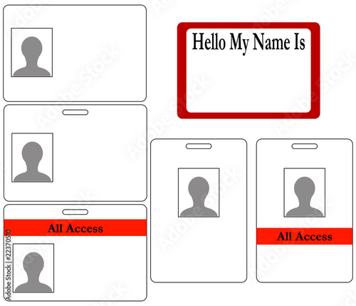 Set of ID Badges