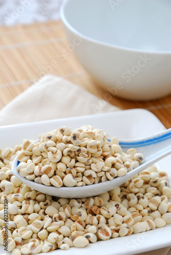 Dried barley seeds as food ingredients